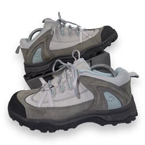 Wolverine Steel Toe Hiking Work Boots Grey / Blue W02218 Women's 9.5W